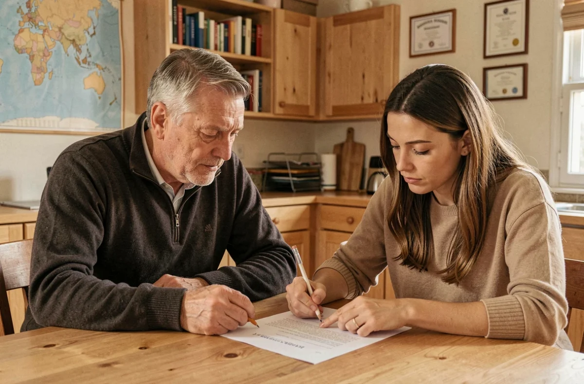 Tuteur de langue en séance individuelle avec une étudiante adulte dans un cadre study chez Acadomia Langues dans le Nord