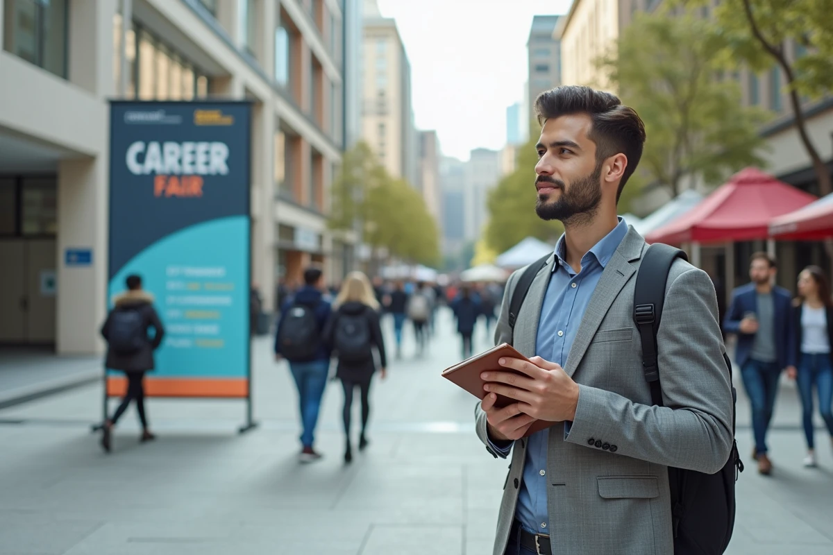 Jeune homme souriant près d